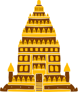 Prambanan Temple Illustration